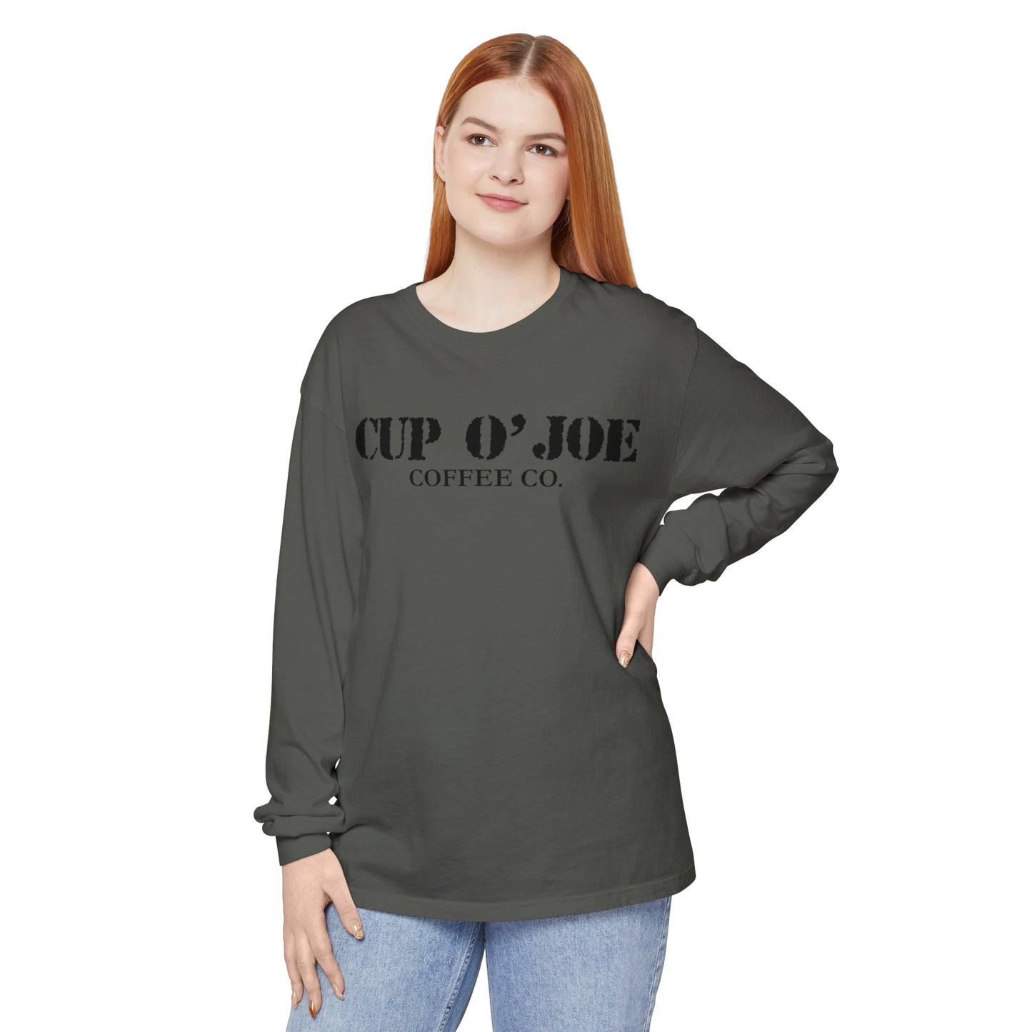 Unisex Garment-dyed Long Sleeve T-Shirt