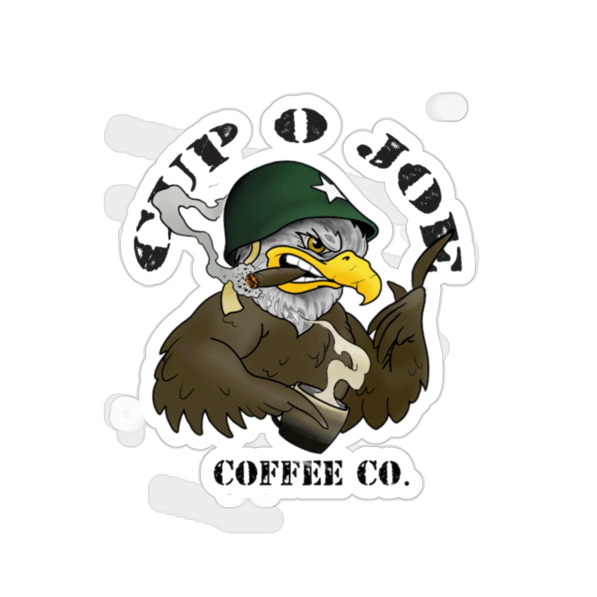 Cup O Joe Kiss-Cut Stickers Sticker